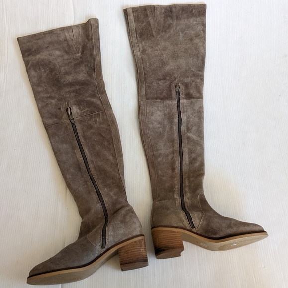 SEYCHELLES Anthropologie Overheard Over-The-Knee Suede Boots - Picture 9 of 14